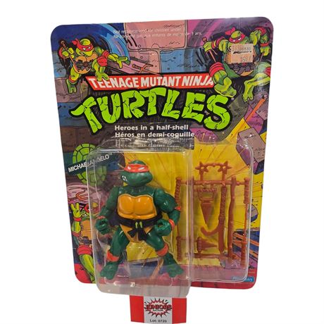 1989 Playmates TMNT Heros In A Half Shell "Michaelangelo"