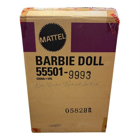 2001 Mattel Radiant Redhead Barbie By Bob Mackie, In Original Box