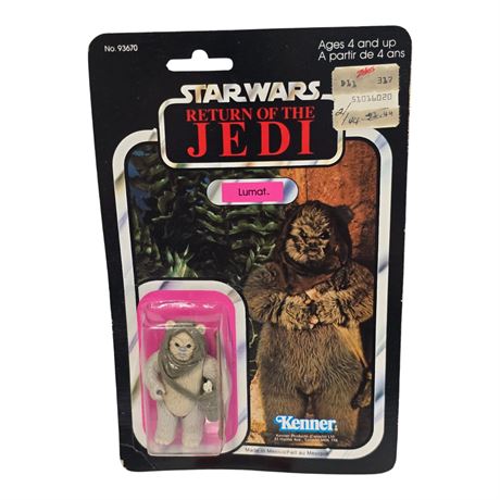 1983 Kenner Star Wars Return Of The Jedi "Lumat", In Original Blister Pack