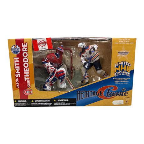 McFarlane Heritage Classic Limited Nhl 2 Pack  Jasom Smith & Jose Theodore