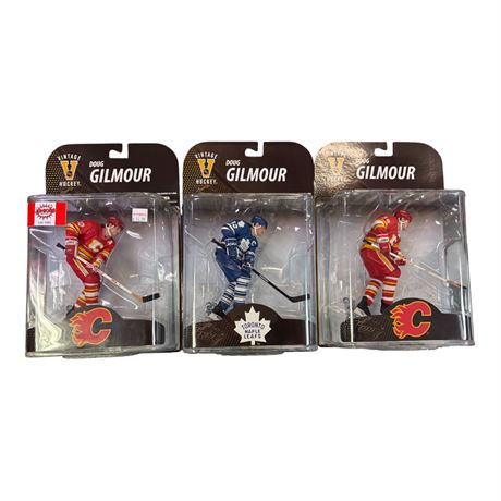 3 McFarlane Hockey Figures, In Original Blister Packs