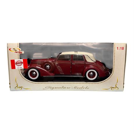 Signature Models 1:18 Die Cast Metal 1937 Lincoln Touring Cabriolet