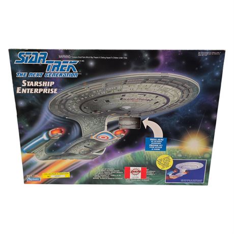 1992 Playmates Star Trek The Next Generation Starship Enterprise