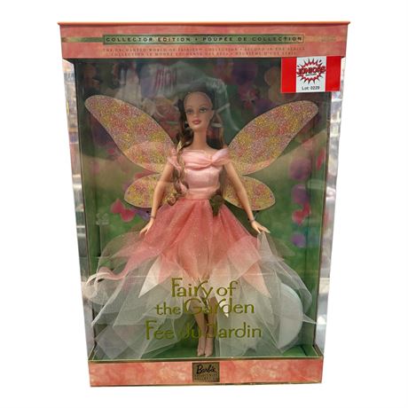 2000 Mattel Fairy Of The Garden Barbie, In Original Box