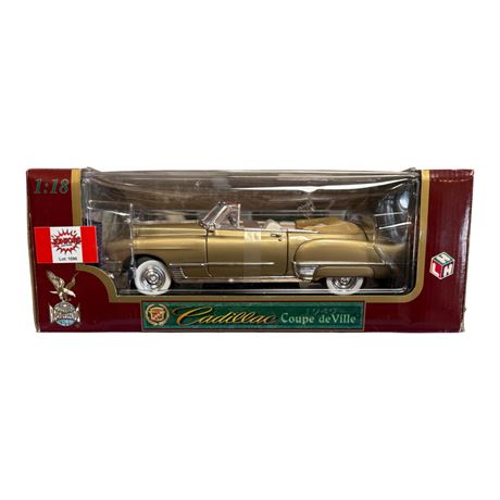 Road Legends 1:18 Die Cast Metal Cadillac Coupe De Ville 1949, In Original Box