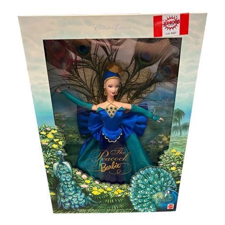 1998 Mattel The Peacock Barbie, In Original Box