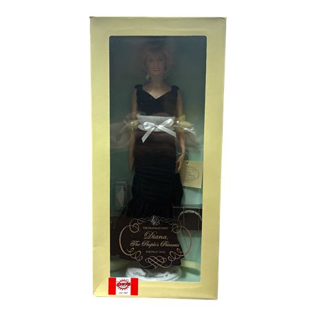 Franklin Mint Diana The Peoples Princess Portrait Doll, In Original Box