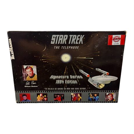 1993 Telemania Star Trek The Telephone, In Original Box