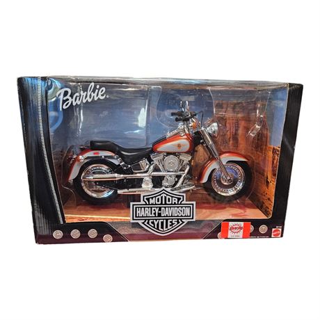 1999 Mattel Barbie Harley Davidson Motorcycles, In Original Box