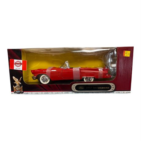 Road Signature 1:18 Die Cast Metal 1957 Thunderbird, In Original Box