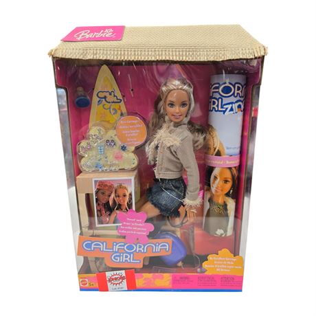 2004 Mattel California Girl Cool Earrings Barbie, 9X13''