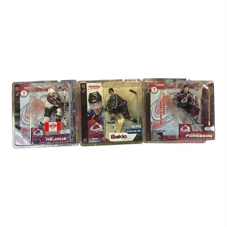 3 McFarlane Hockey Figures, In Original Blister Packs