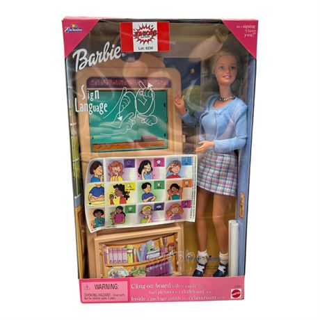 1999 Mattel Sign Language Barbie, In Original Box