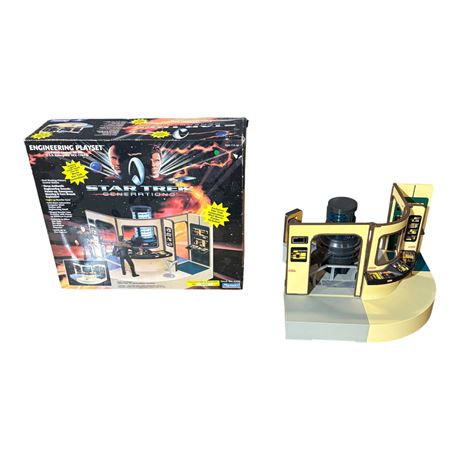 1994 Playmates Star Trek Generations Engineering Playset With Original Box