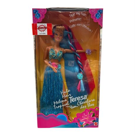 1996 Mattel Hula Hair "Teresa" Barbie, In Original Box