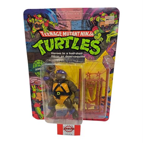 1989 Playmates Teenage Mutant Ninja Turtles Heros In A Half Shell "Donatello"