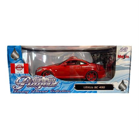 Maisto Playerz 1:18 Die Cast Metal Lexus Sc 430, In Original Box
