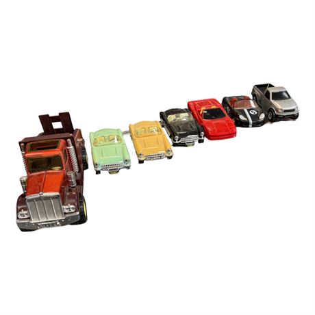 7 Assorted Model Cars