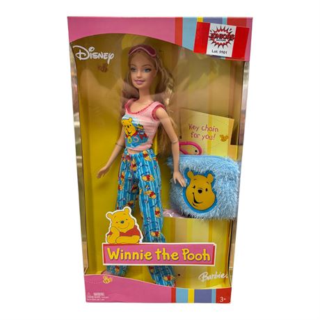 2004 Mattel Winnie The Pooh Barbie, In Original Box