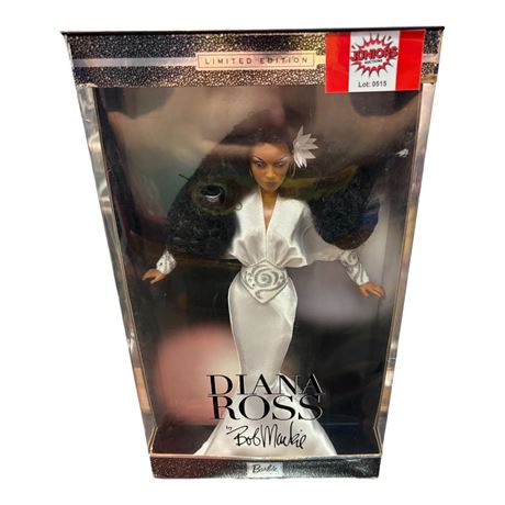 2003 Mattel Diana Ross Barbie By Bob Mackie, In Original Box