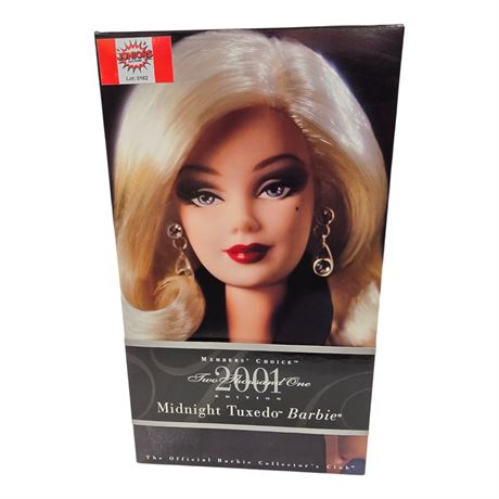 2000 Mattel Midnight Tuxedo Barbie, In Original Box