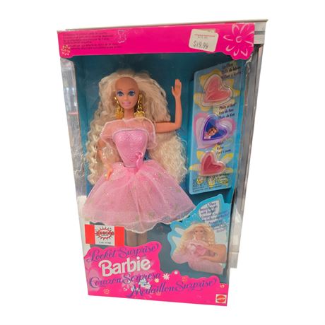 1993 Mattel Locket Surprise Barbie, In Original Box