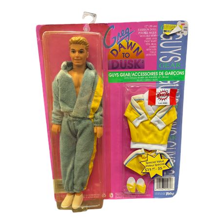 Vintage Totsy Greg Dawn To Dusk Fashion Doll, In Original Blister Pack