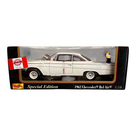 Maisto 1:18 Die Cast Metal 1962 Chevrolet Bel Air, In Original Box