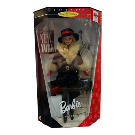 1997 Mattel Winter In New York Barbie, In Original Box
