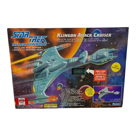 1993 Playmates Star Trek The Next Generation Klingon Attack Cruiser