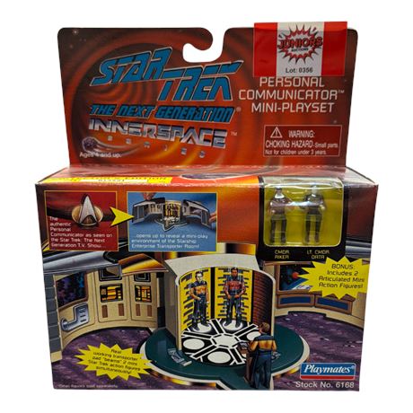 1995 Playmates Star Trek Inner Space Series Personal Communicator Mini Playset