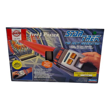 1994 Playmates Star Trek Type 1 Phaser, In Original Box