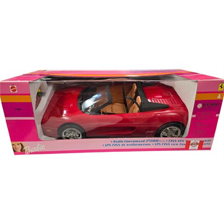 2000 Mattel Barbie Radio Controlled F355 Gts Ferrari, In Original Box