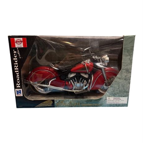 Newray 1:6 Die Cast Indian Motorcycle, In Original Box