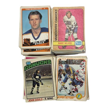 Assorted Vintage Hockey Cards 70s/80s
