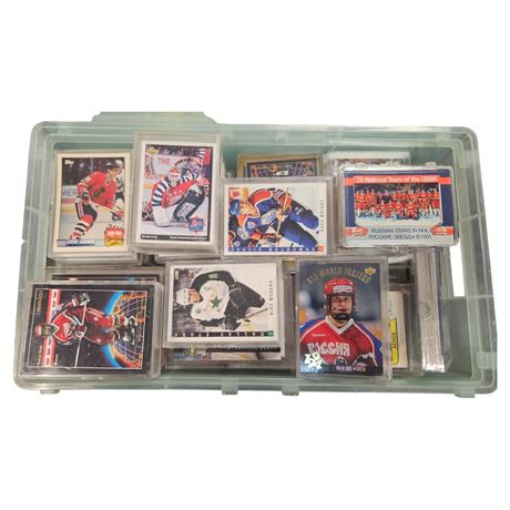 Large Assortment Of Vintage Hockey Cards