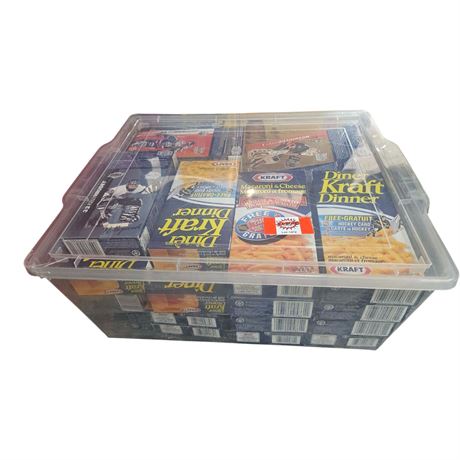 Assorted Vintage Kraft Dinner Hockey Boxes, Full of KD