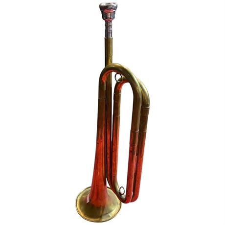 Vintage Brass U.S Military Regulation Trumpet