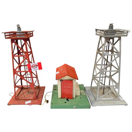 Early Train Model Towers & Electric Guard House