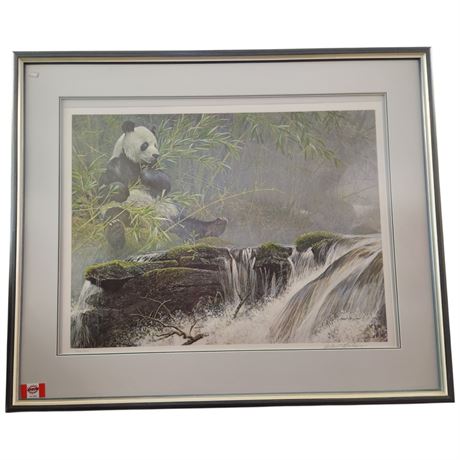 Framed Robert Bateman Print "Giant Panda" #3629 Of 5000
