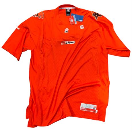 Reebok Cfl Bc Lions Jersey, With Tags