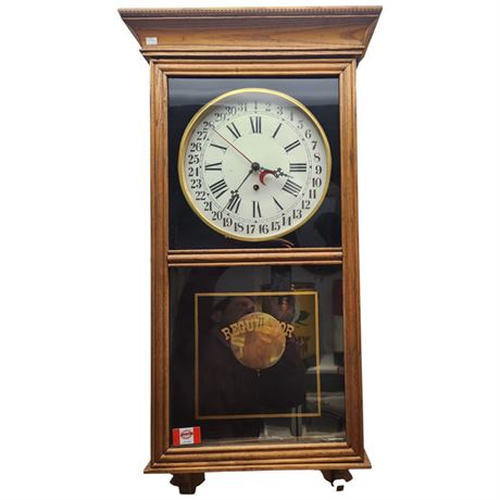 Vintage Regulator Wall Clock