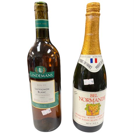 2 Sealed Bottles Of Wine, 750Ml & 682Ml