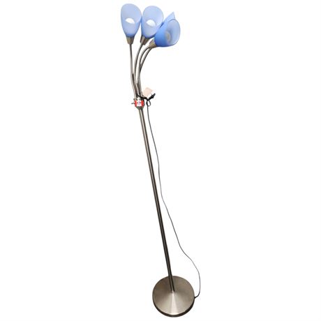 Quintuple Gooseneck Floor Lamp