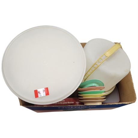 Vintage Assorted Tupperware & Vintage Egg Holders