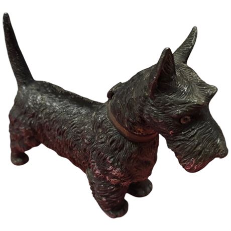 Vintage Cast Metal Scotty Dog Lighter