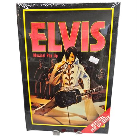 1985 Sealed Elvis Musical Pop Up Book