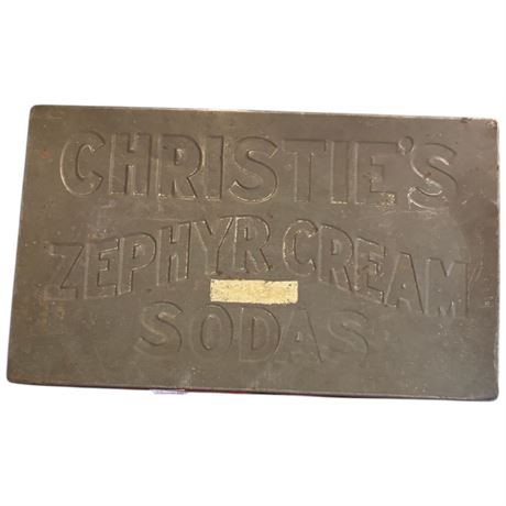 Vintage Christies Zephyr Cream Soda Advertising Box Full Of Meccano