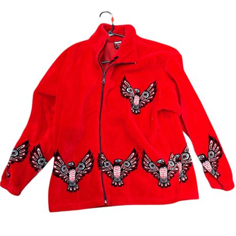 Vintage Teepee Fleece Jacket