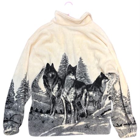 Vintage Teepee Fleece Jacket